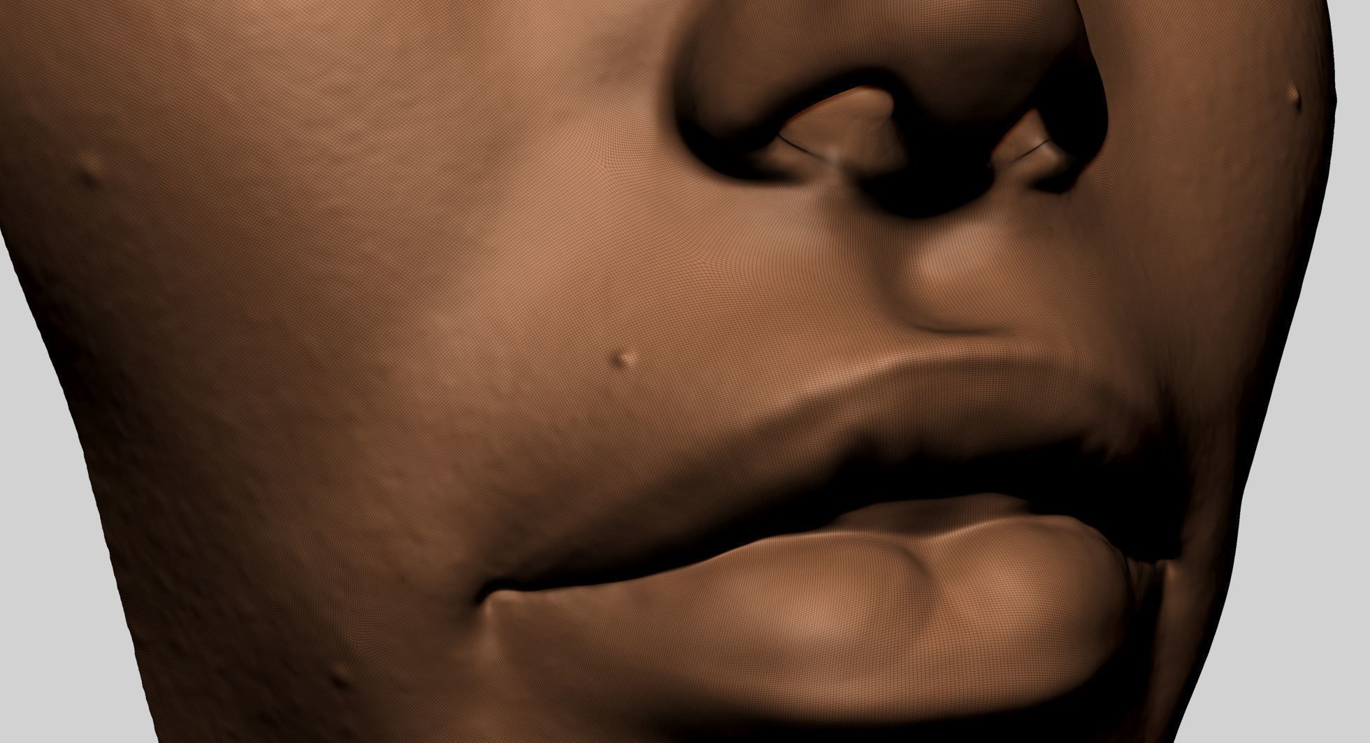 Lip Ear Eye Nose 3D print model_17