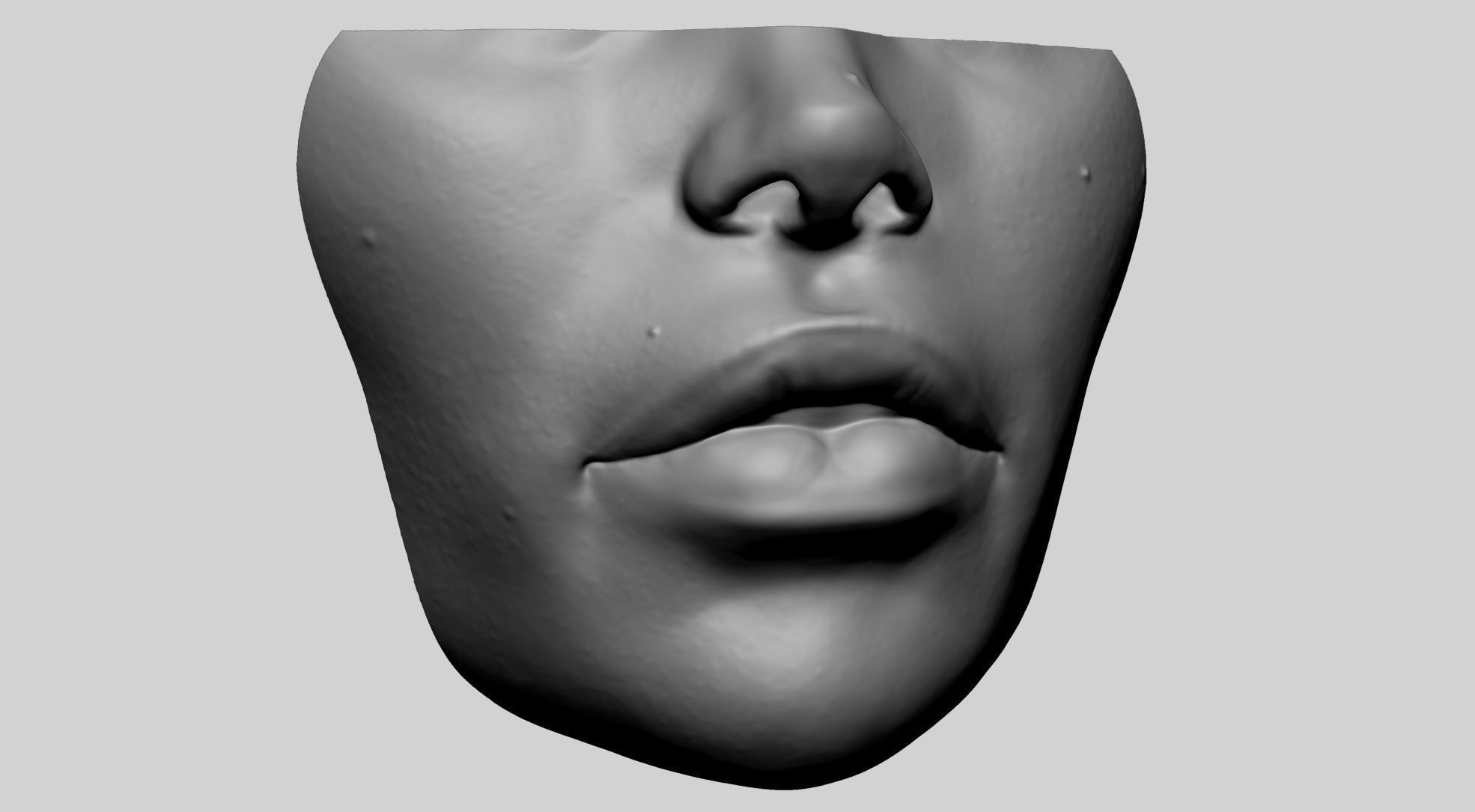 Lip Ear Eye Nose 3D print model_1