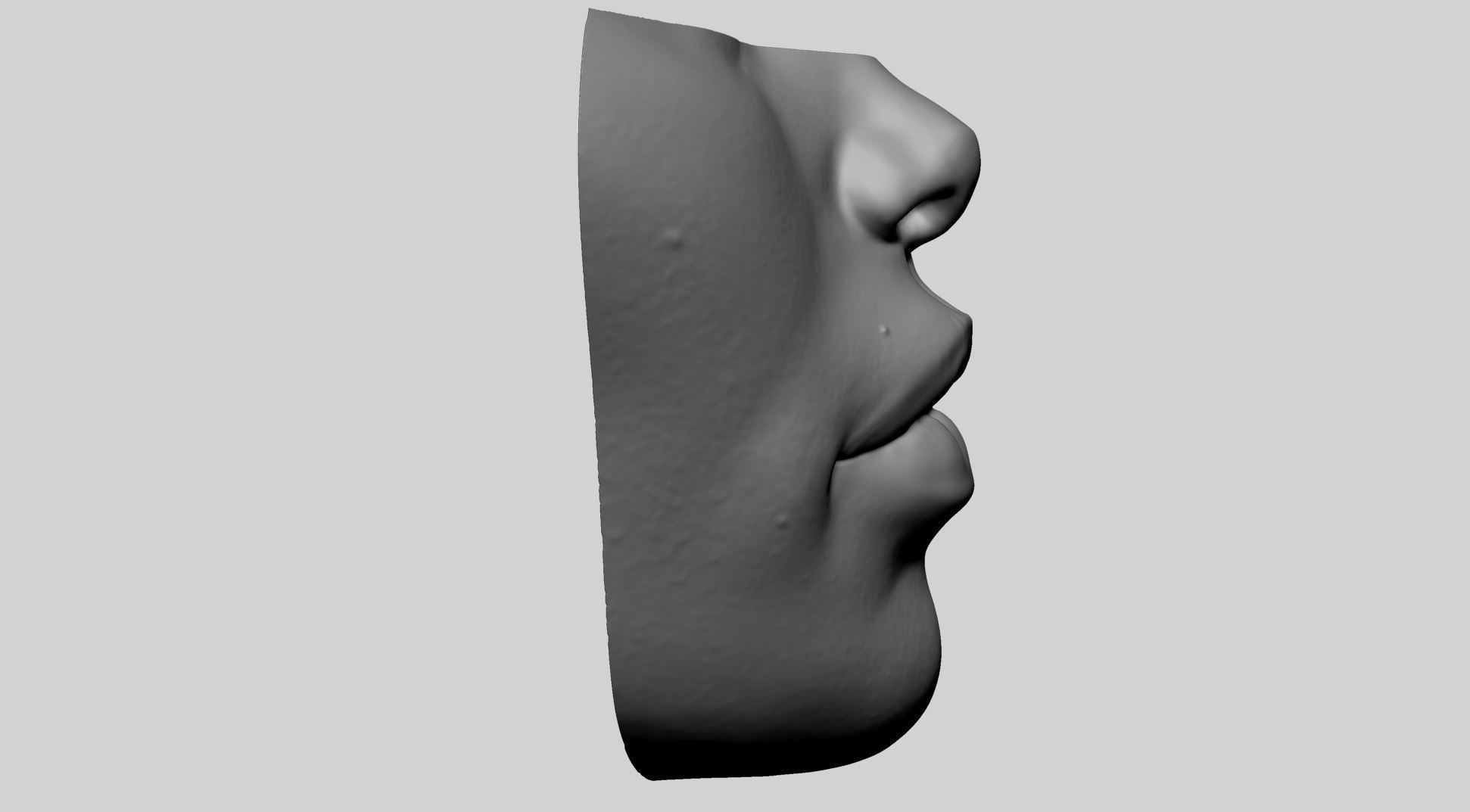 Lip Ear Eye Nose 3D print model_3