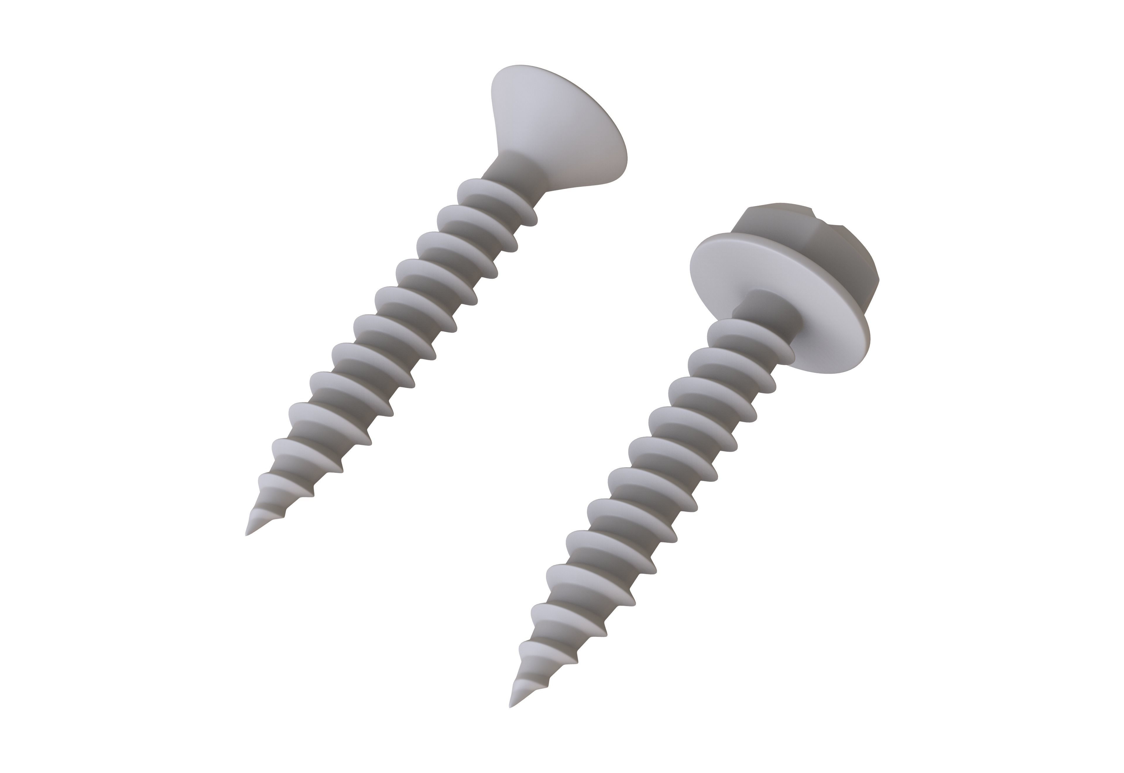 Sheet Metal Screws 3D Model 3D model_11