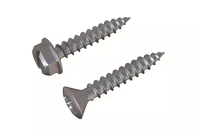 Sheet Metal Screws 3D Model