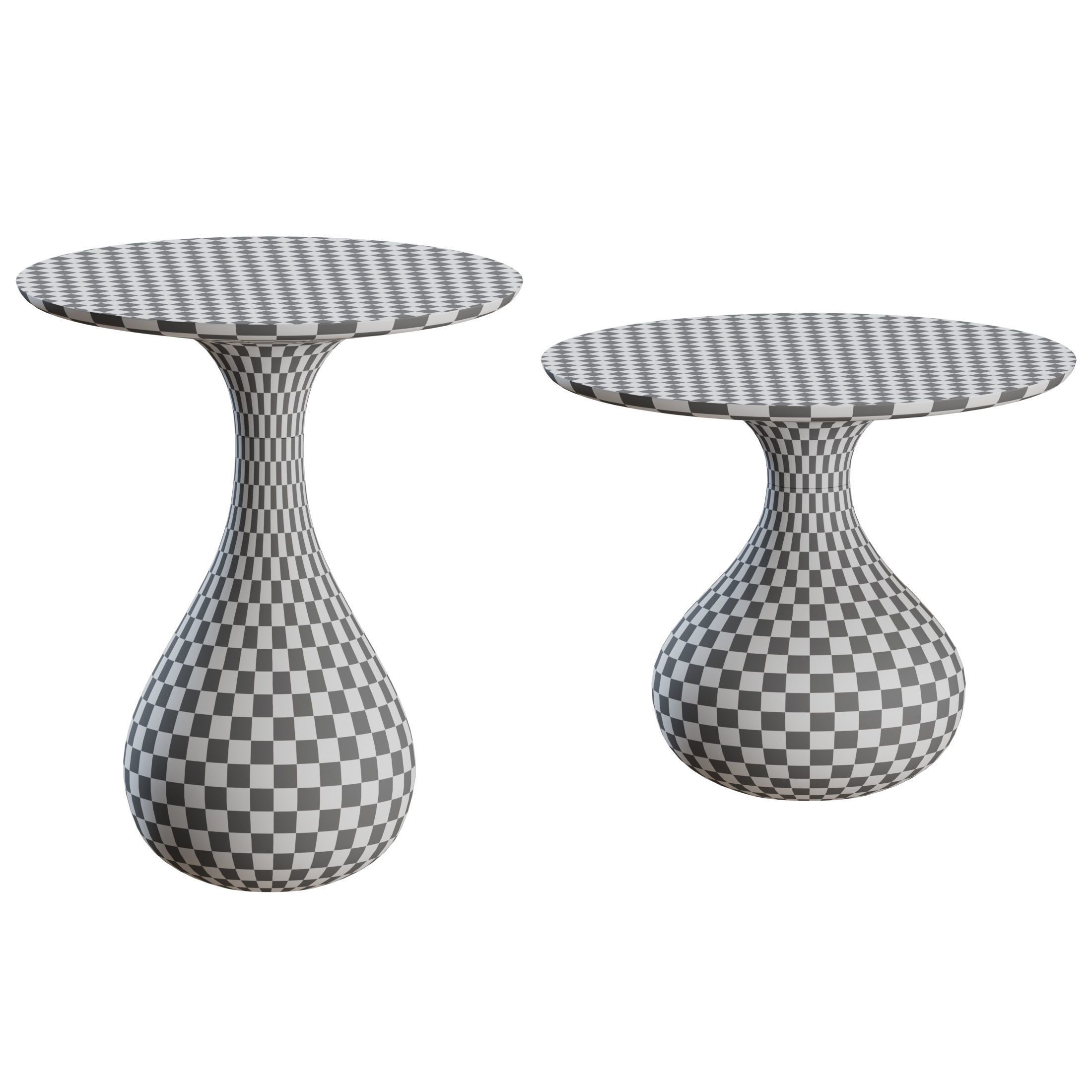 Aqua Side Table by Roche Bobois 3D model_1