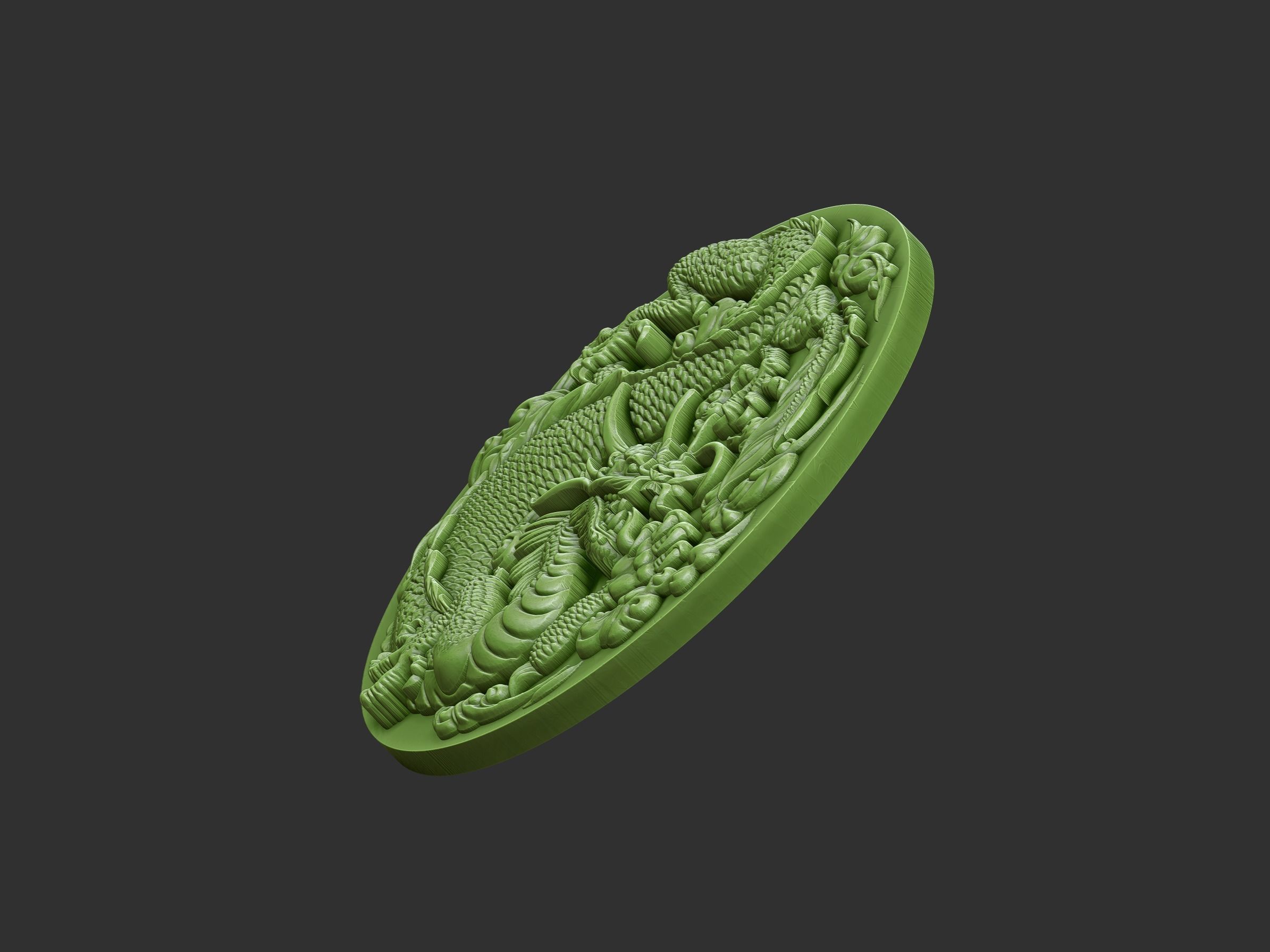 Dragon chinese 3D print model_4