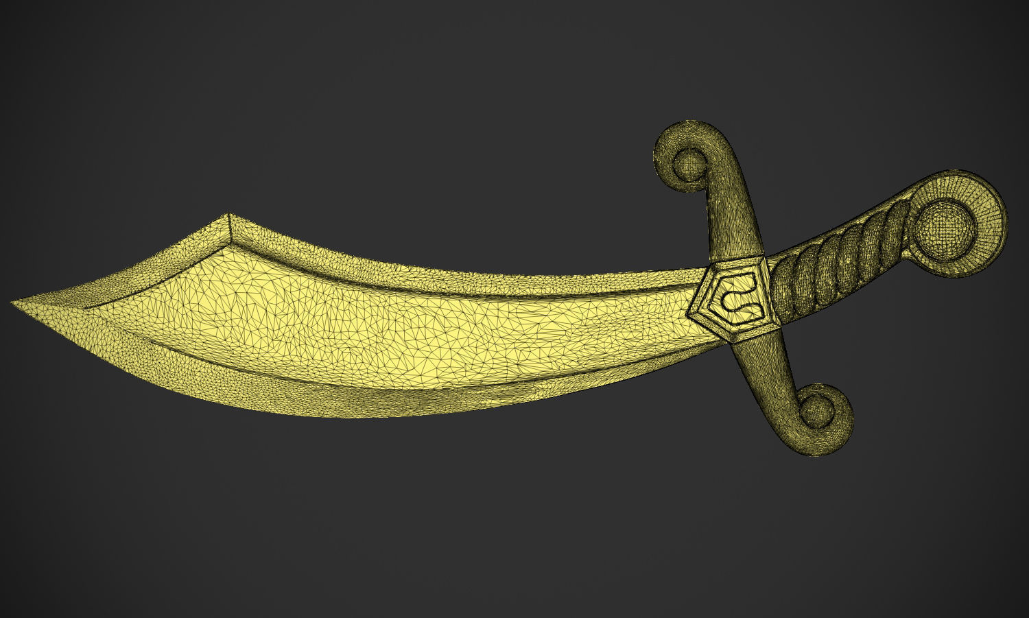 Dagger Printable 3D print model_4