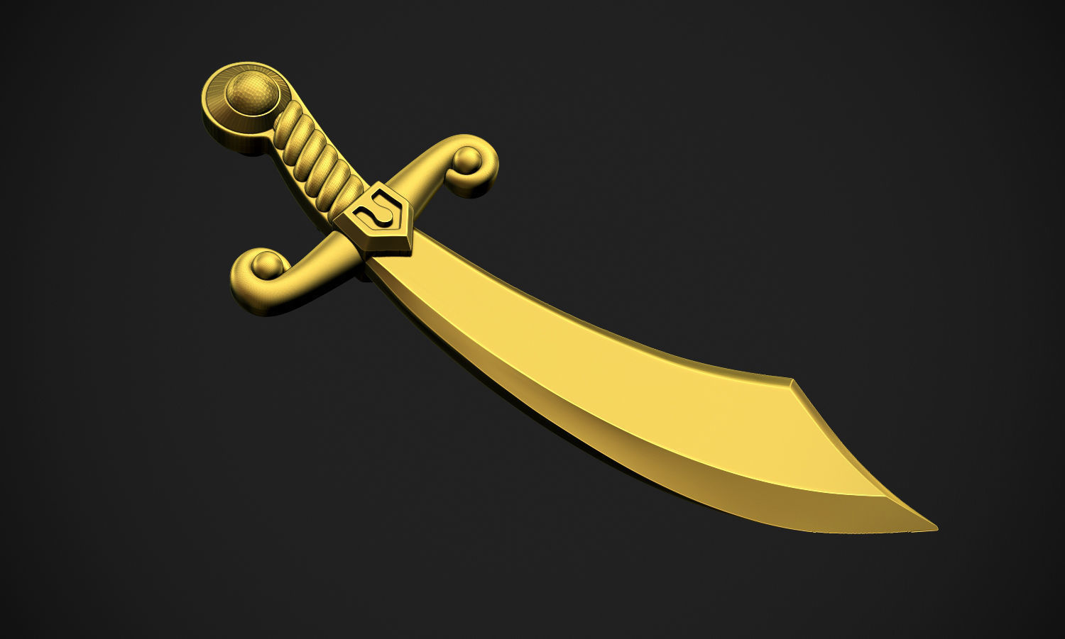 Dagger Printable 3D print model_1