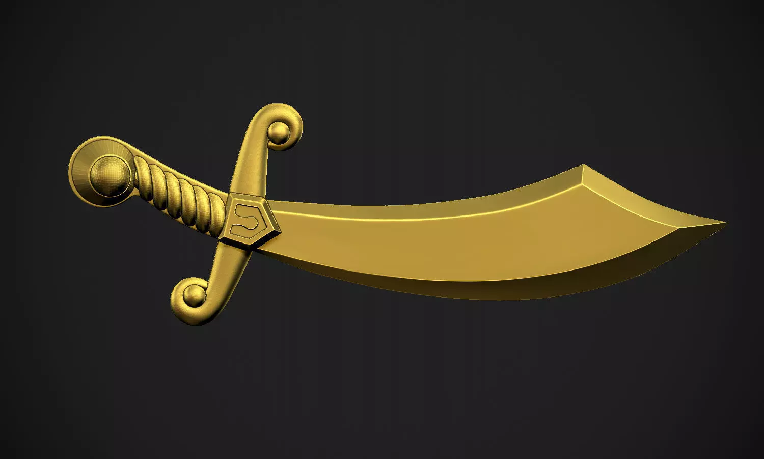 Dagger Printable 3D print model_0