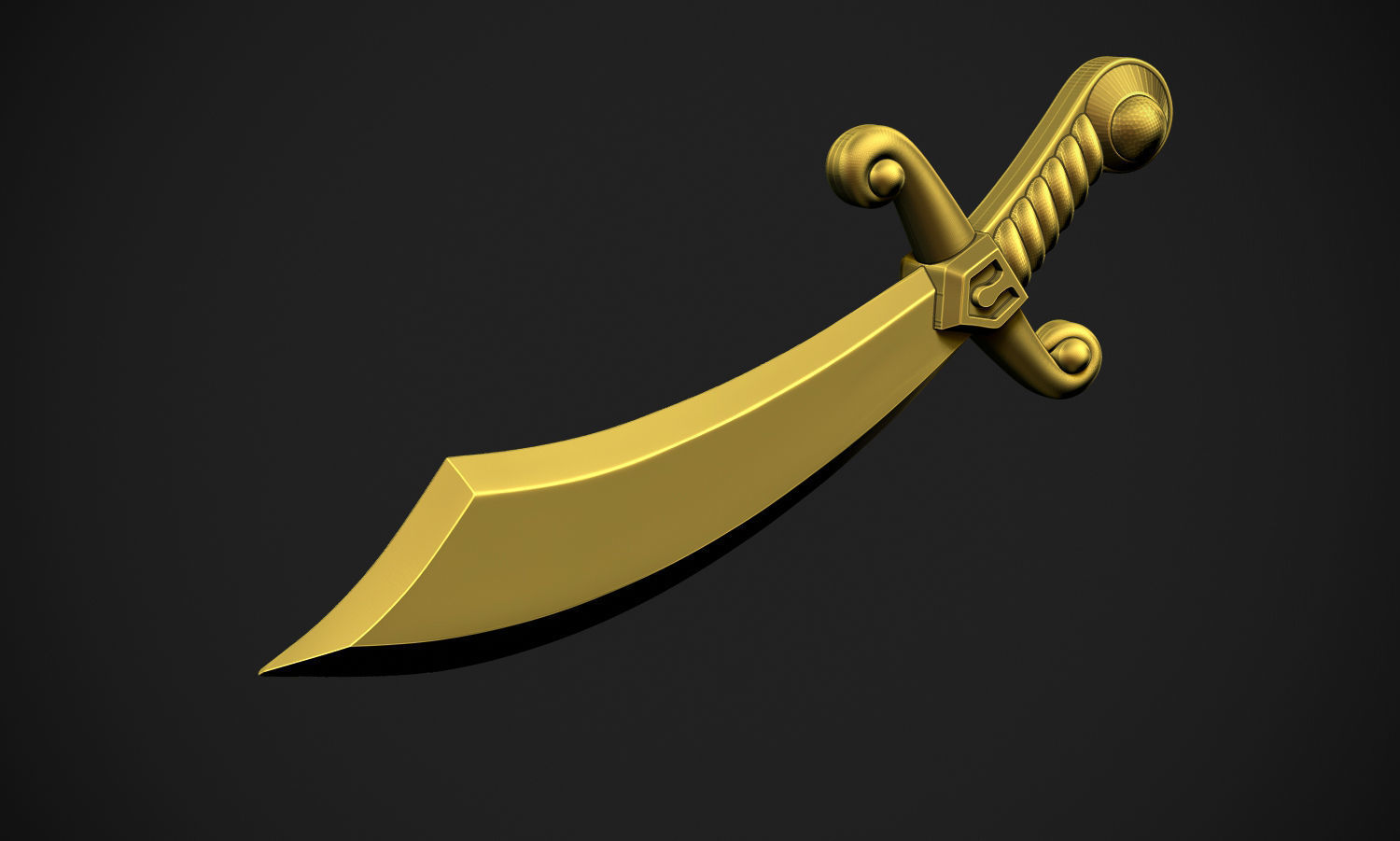 Dagger Printable 3D print model_2