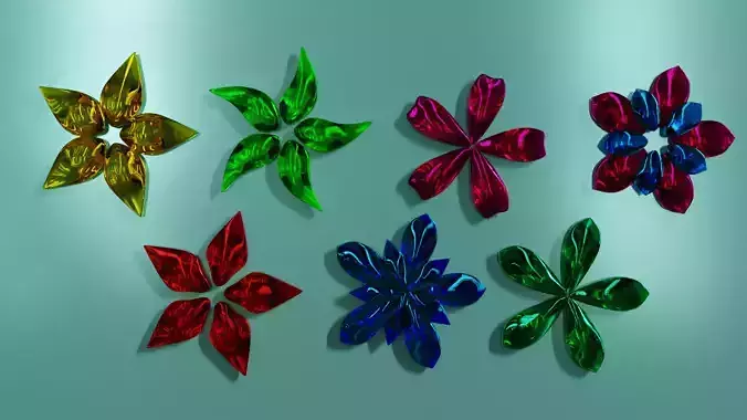 flower jewelry 3D model