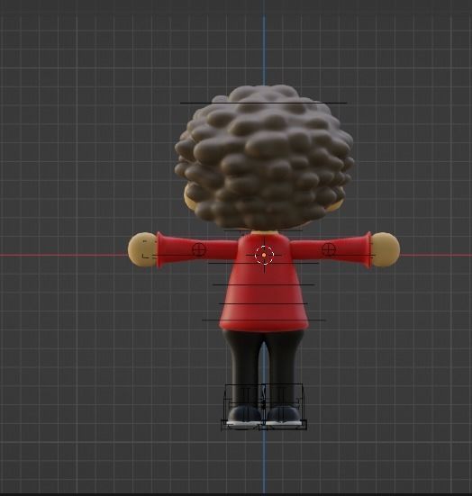 Animal crossing 3D character Low-poly 3D model_8