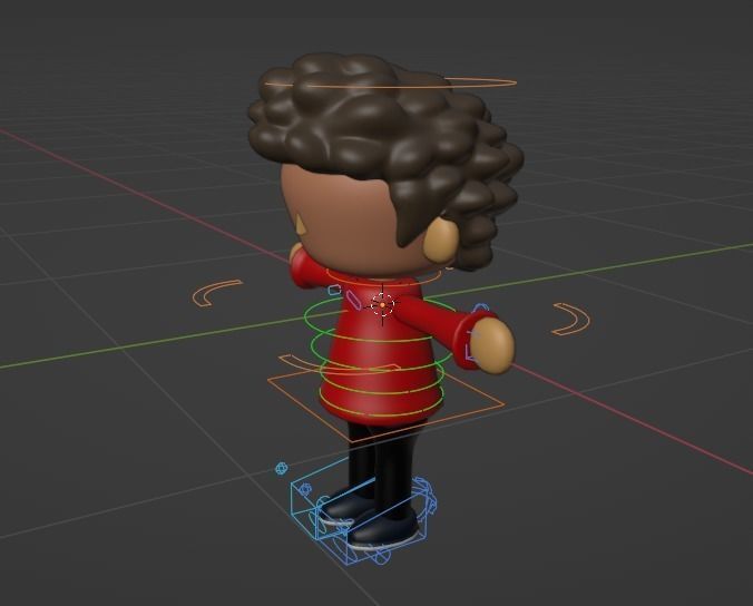 Animal crossing 3D character Low-poly 3D model_5