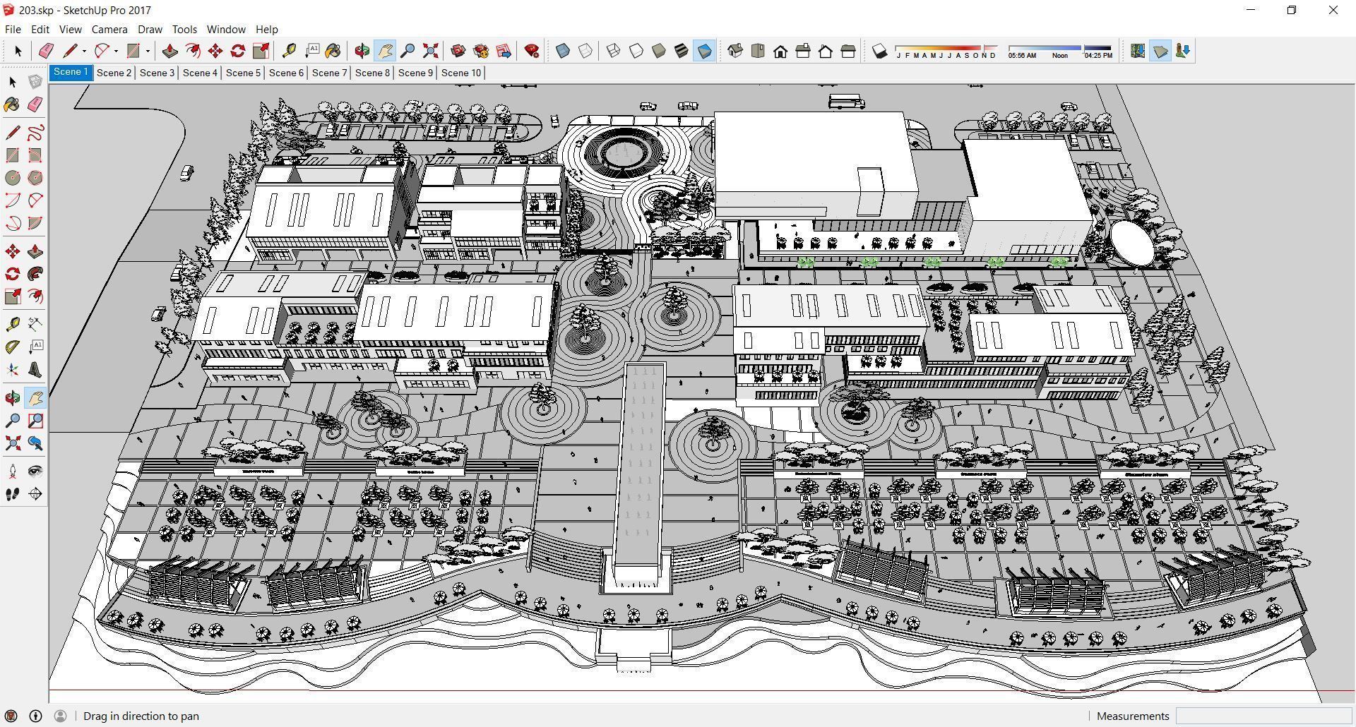 Sketchup Recreational and tourist complex 203 3D model_1