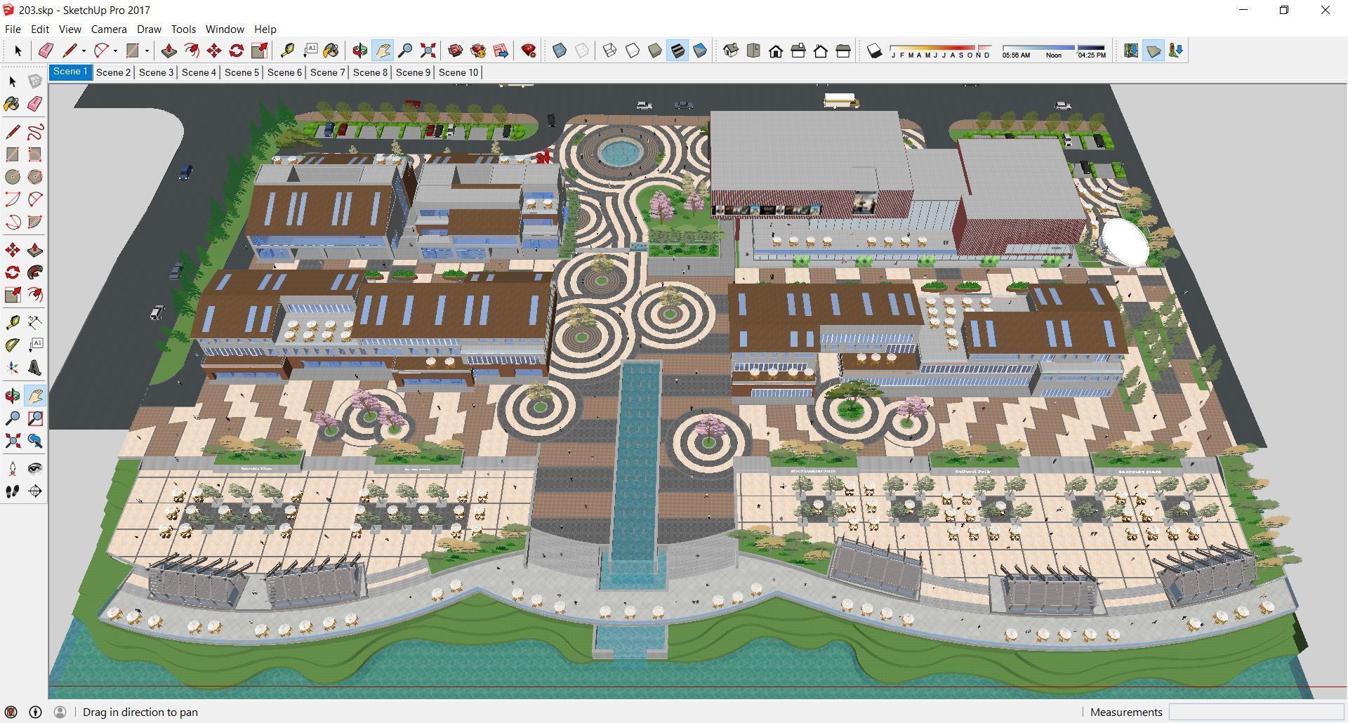 Sketchup Recreational and tourist complex 203 3D model_2