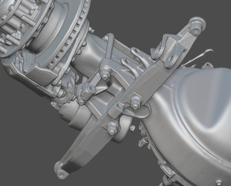 Truck Axle Iveco 3D print model_31