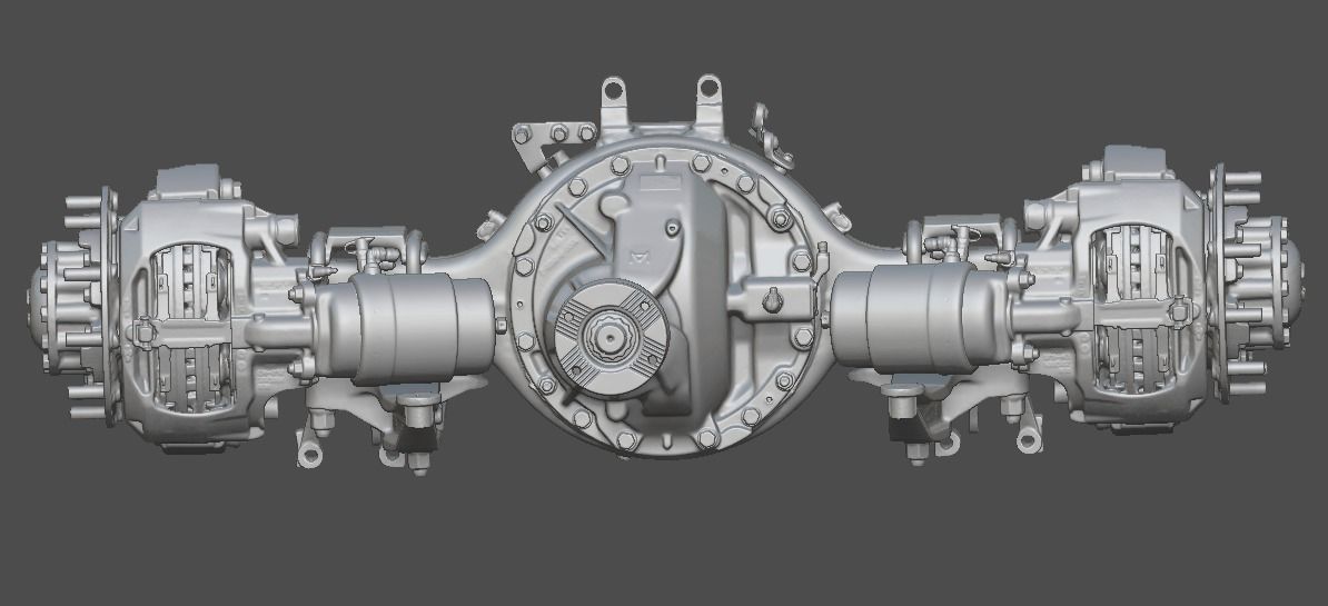 Truck Axle Iveco 3D print model_1