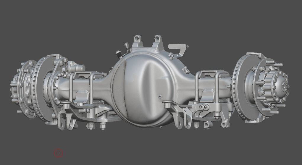 Truck Axle Iveco 3D print model_14