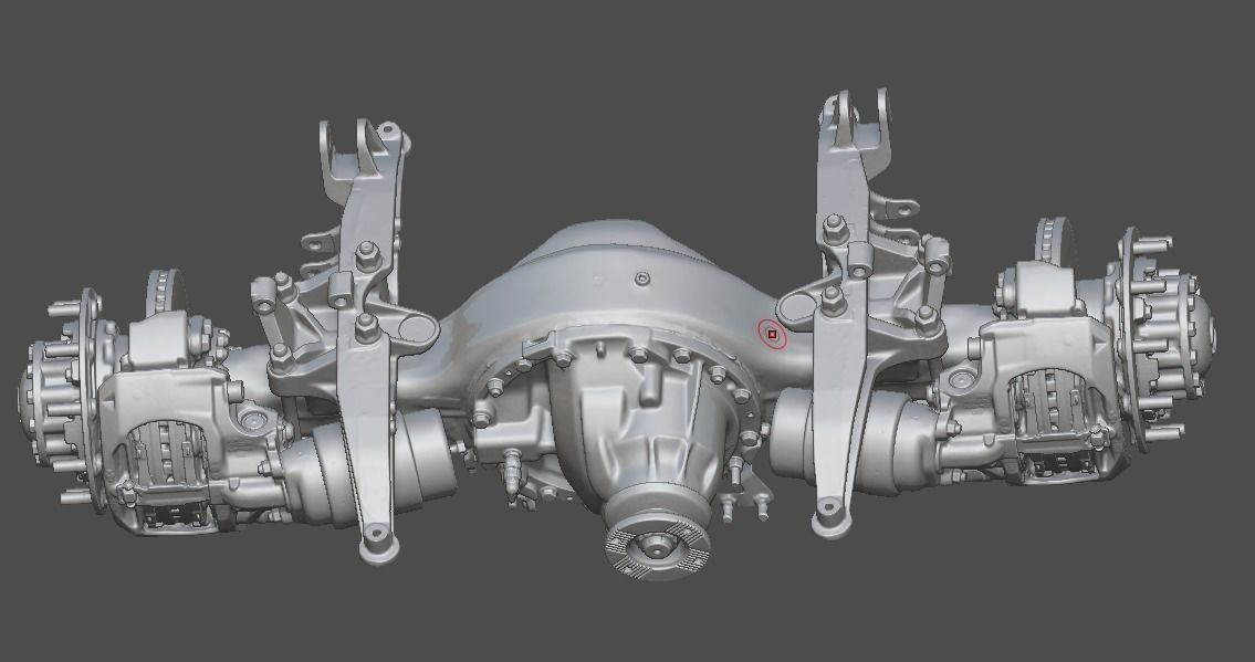 Truck Axle Iveco 3D print model_27
