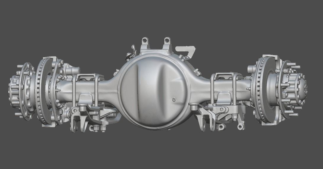 Truck Axle Iveco 3D print model_13