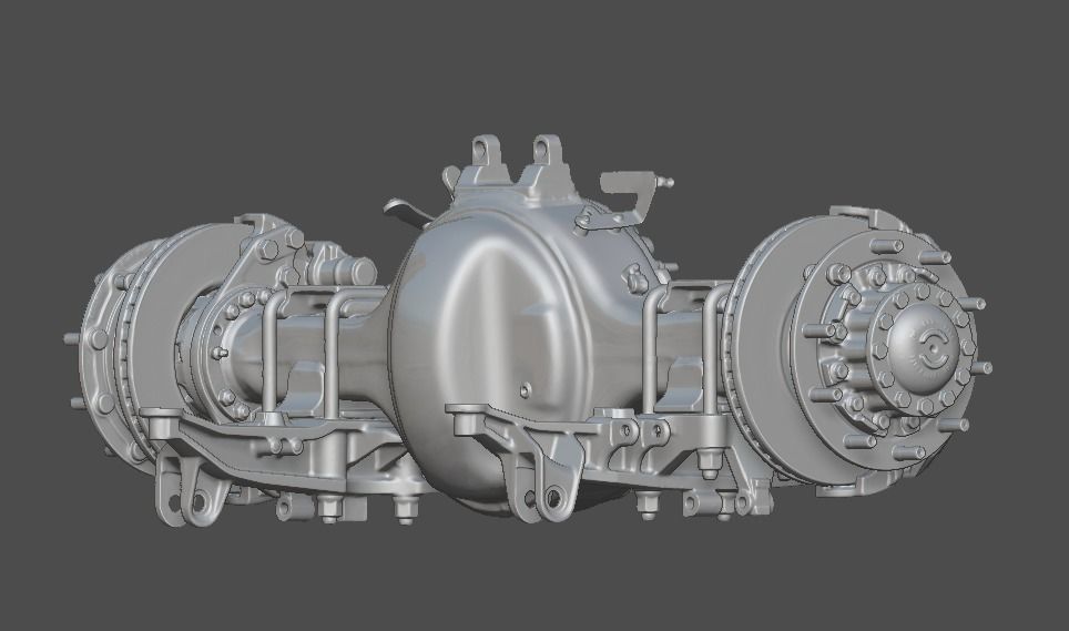 Truck Axle Iveco 3D print model_16