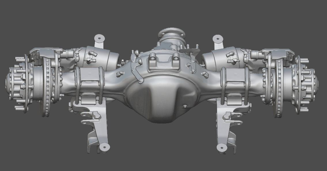 Truck Axle Iveco 3D print model_25
