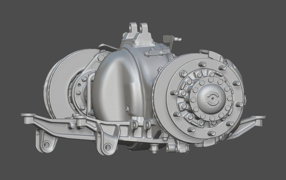 Truck Axle Iveco 3D print model_19