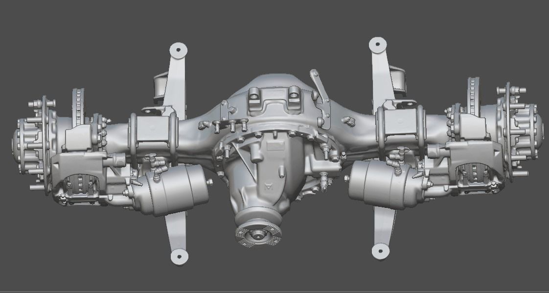 Truck Axle Iveco 3D print model_24