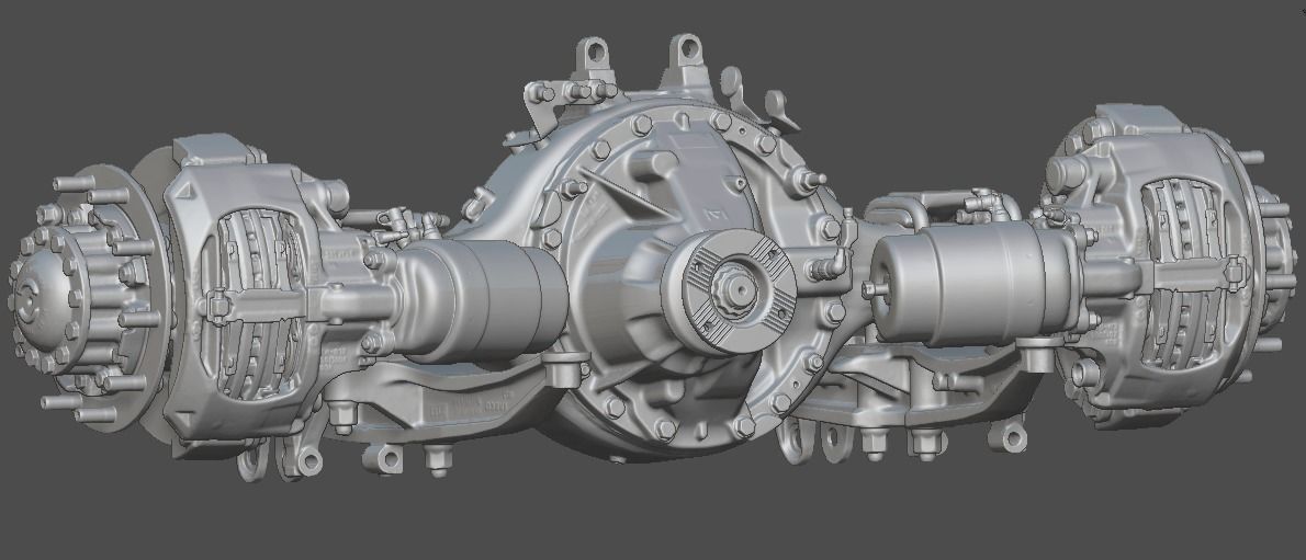 Truck Axle Iveco 3D print model_22