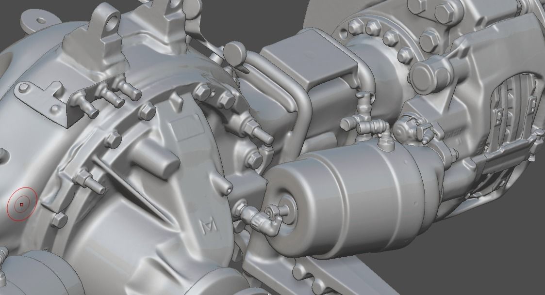 Truck Axle Iveco 3D print model_33