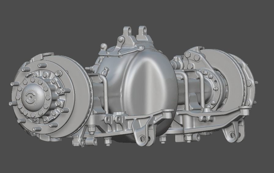 Truck Axle Iveco 3D print model_8