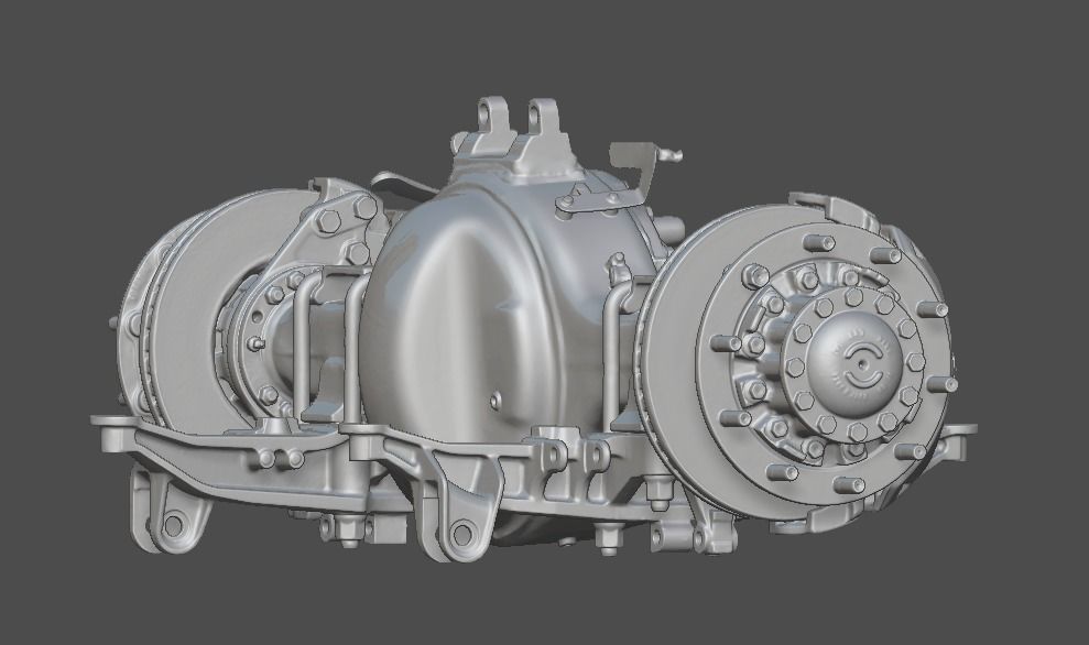 Truck Axle Iveco 3D print model_18