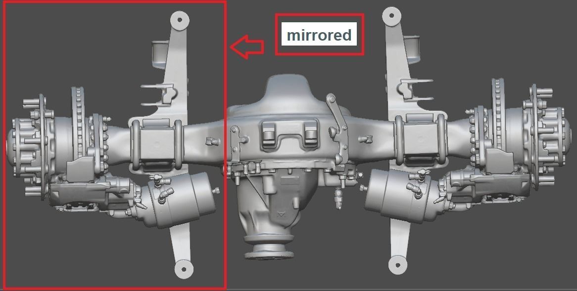 Truck Axle Iveco 3D print model_37