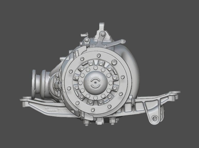 Truck Axle Iveco 3D print model_7