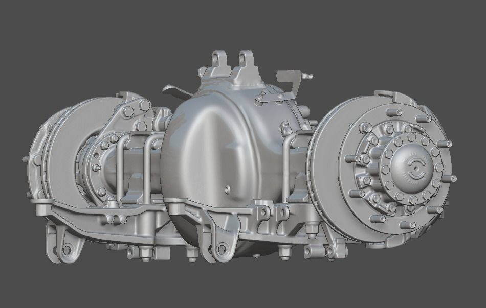 Truck Axle Iveco 3D print model_17