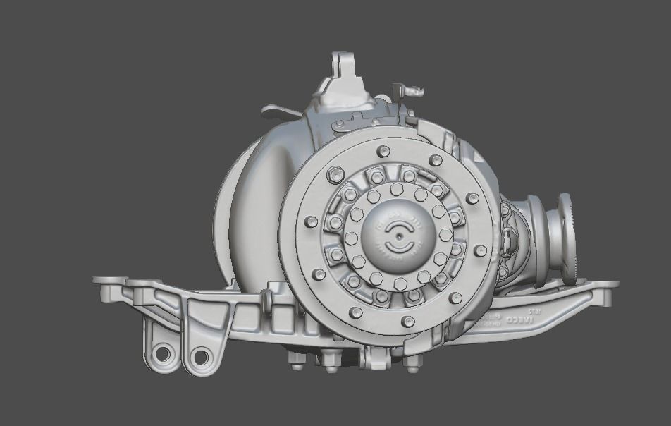 Truck Axle Iveco 3D print model_20