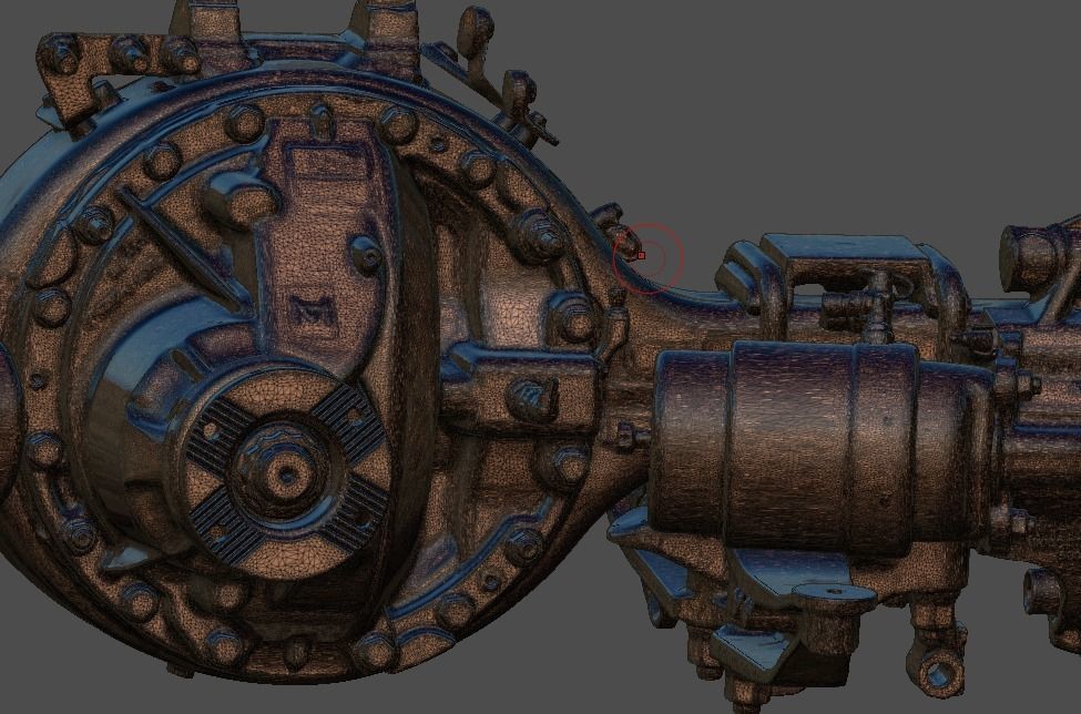 Truck Axle Iveco 3D print model_36