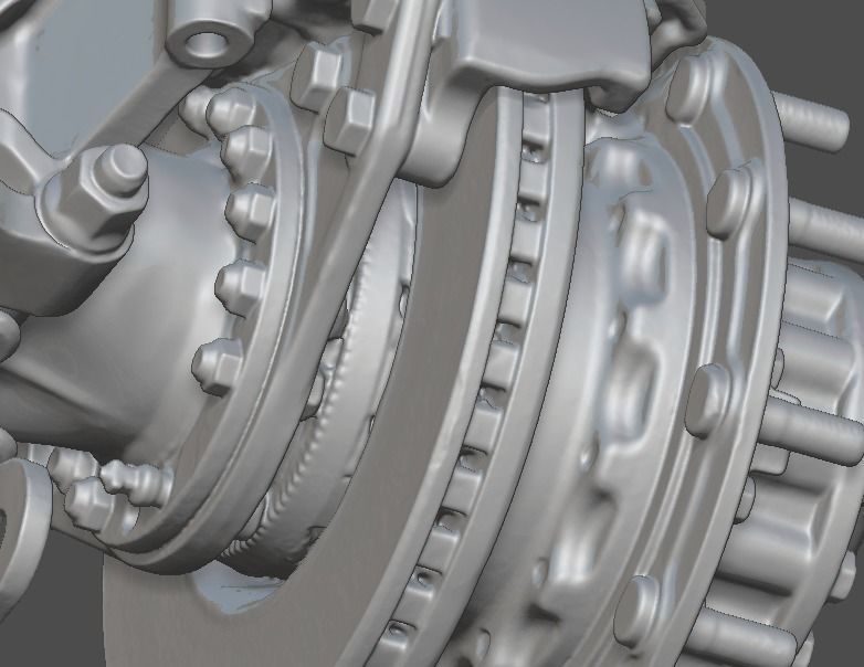 Truck Axle Iveco 3D print model_34