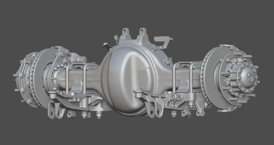 Truck Axle Iveco 3D print model_15