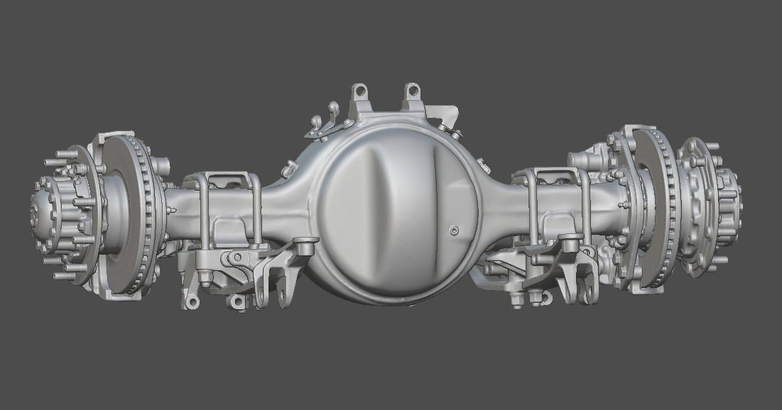 Truck Axle Iveco 3D print model_11