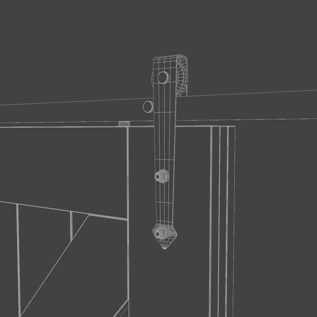 Slide doors 3D model_7