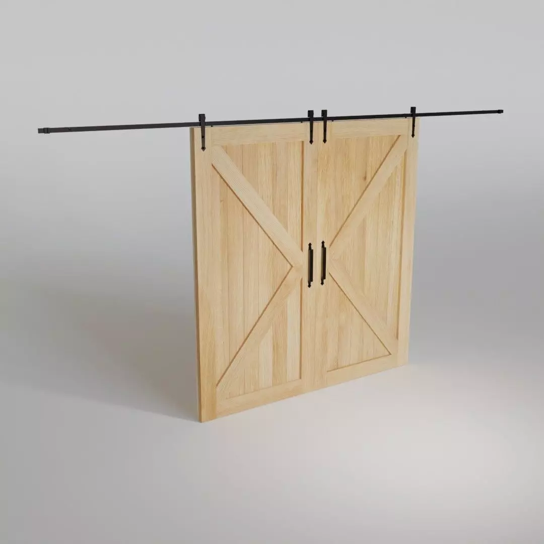 Slide doors 3D model_0