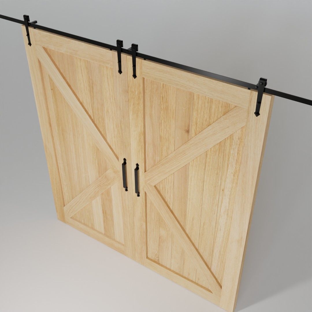 Slide doors 3D model_1