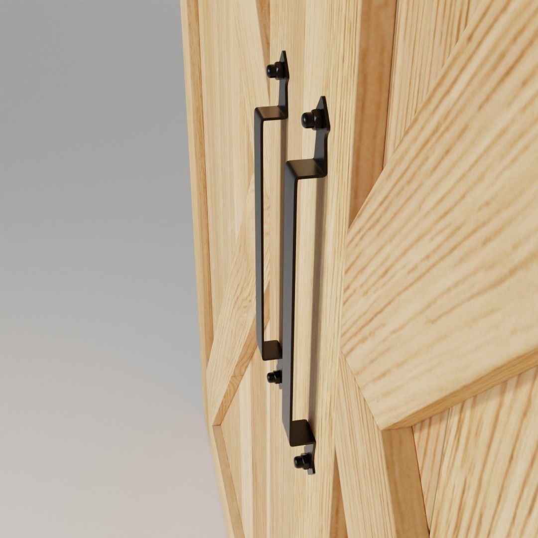 Slide doors 3D model_2