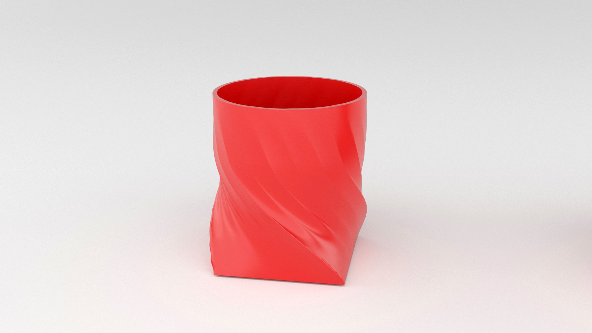 Plant Pot 3D Print Model 5 Flower pots 3D print model_6