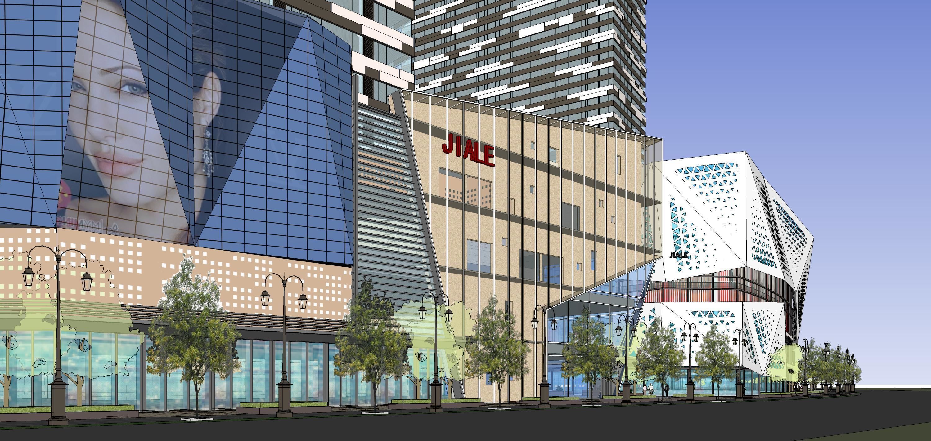 Sketchup Commercial Office Complex 207 3D model_8