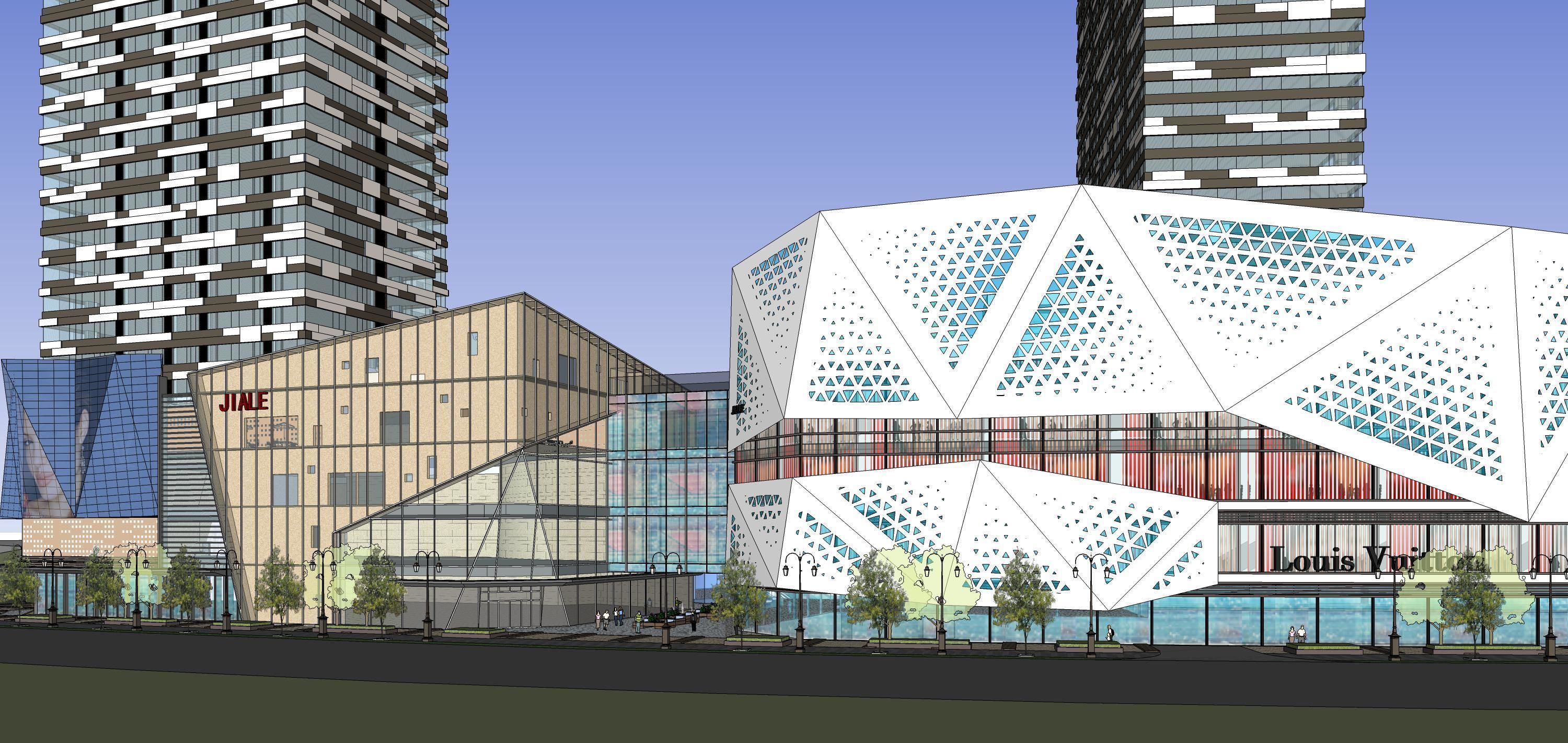 Sketchup Commercial Office Complex 207 3D model_9