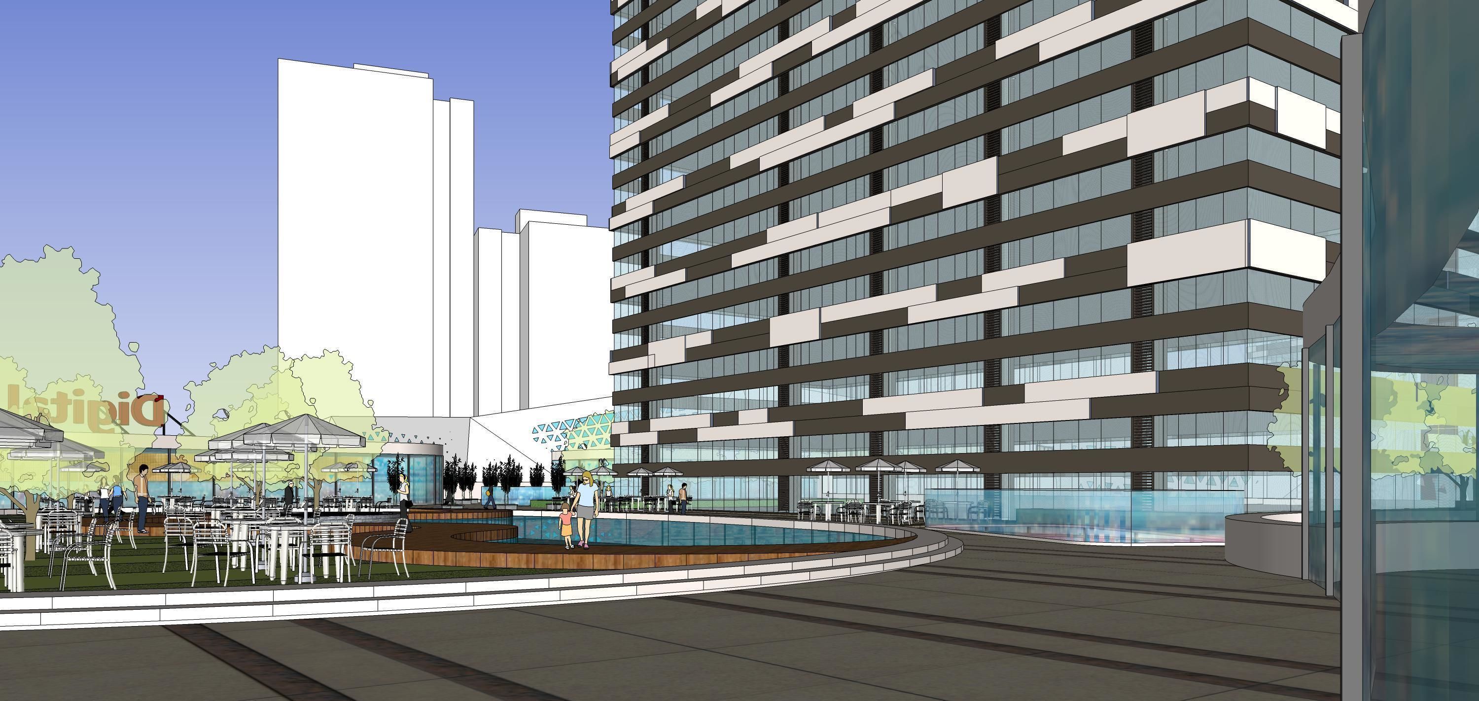 Sketchup Commercial Office Complex 207 3D model_14