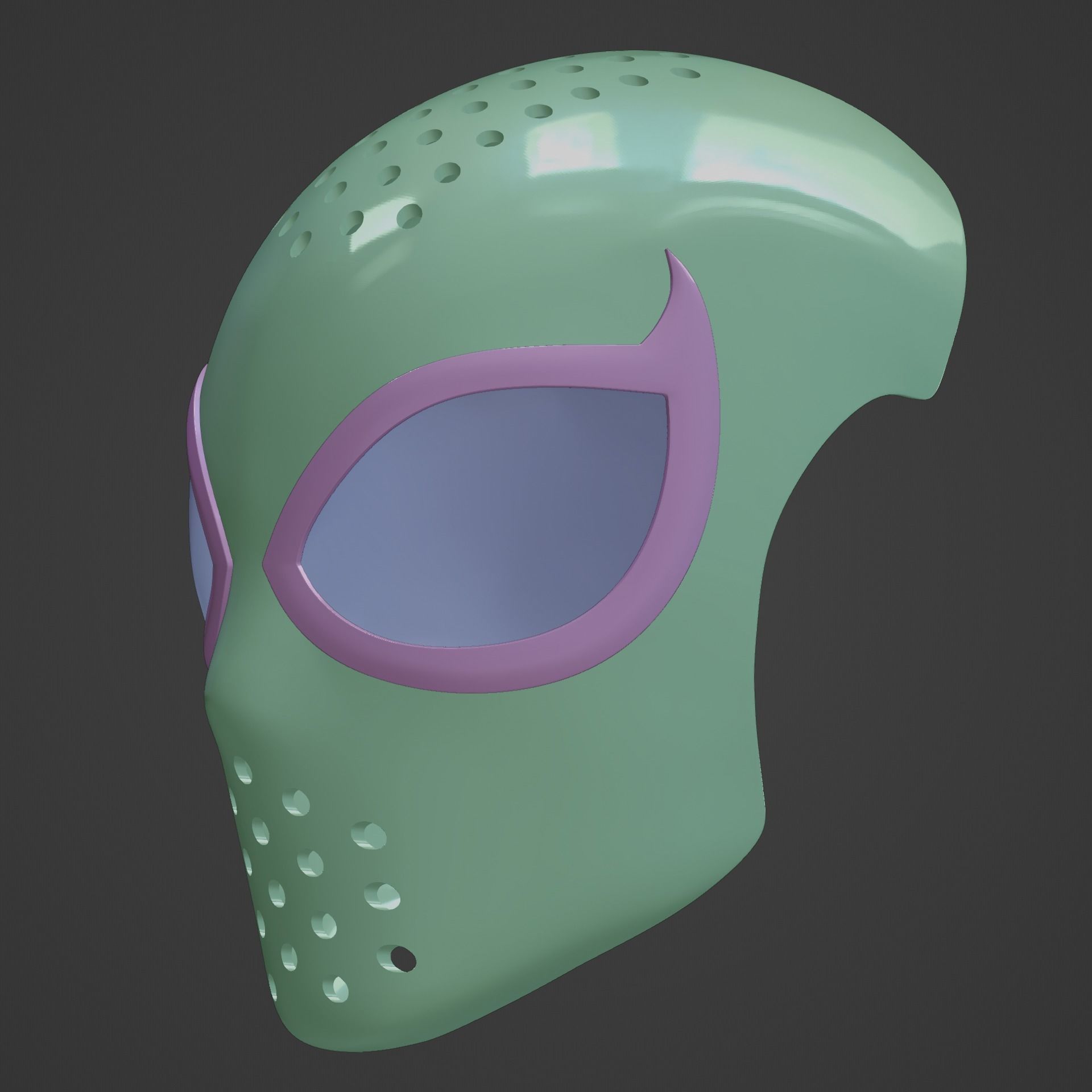 Spider-Man Edge of Time Faceshell 3D print model_3
