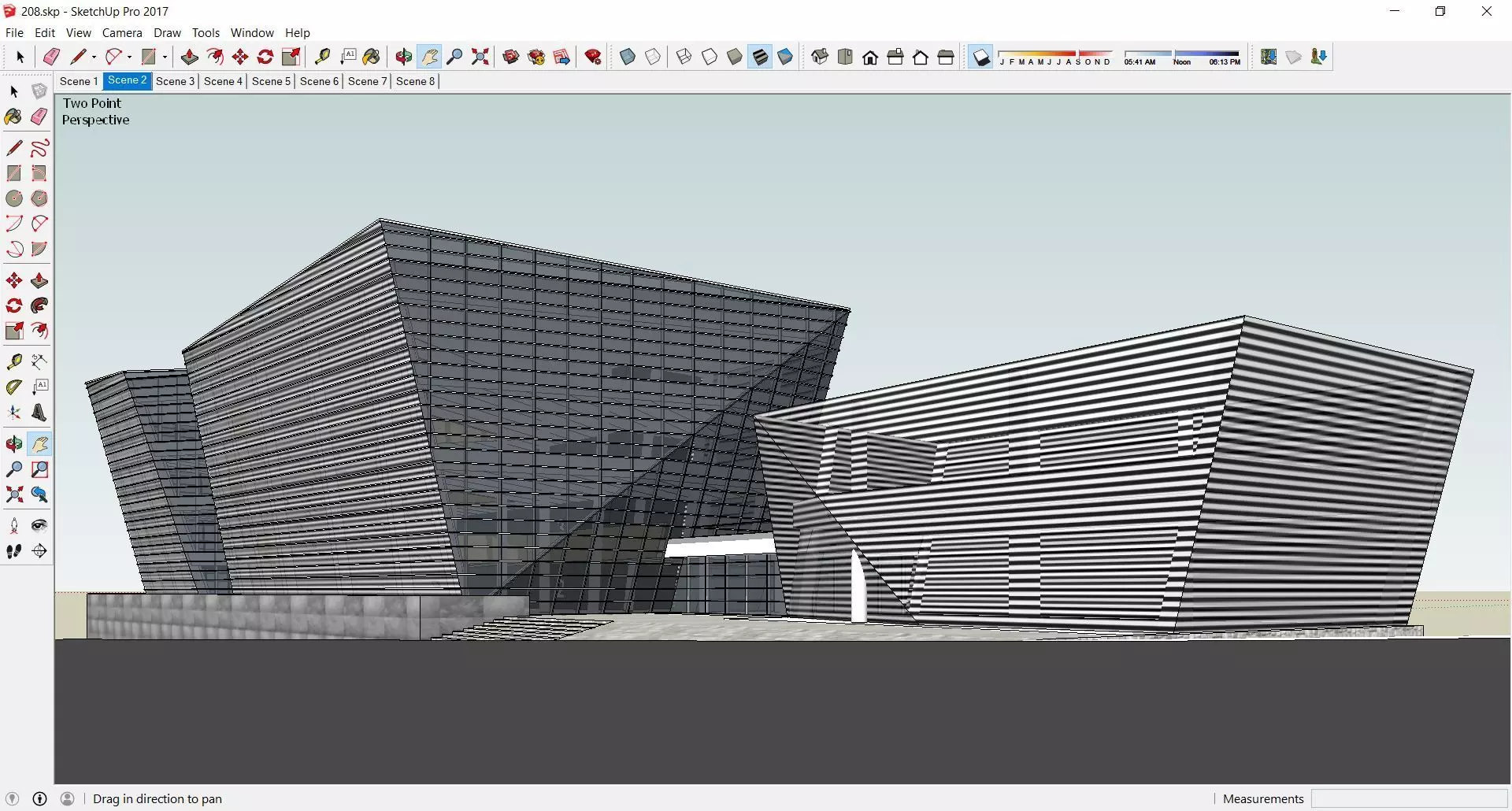 Sketchup Commercial Office Complex 208 3D model_0