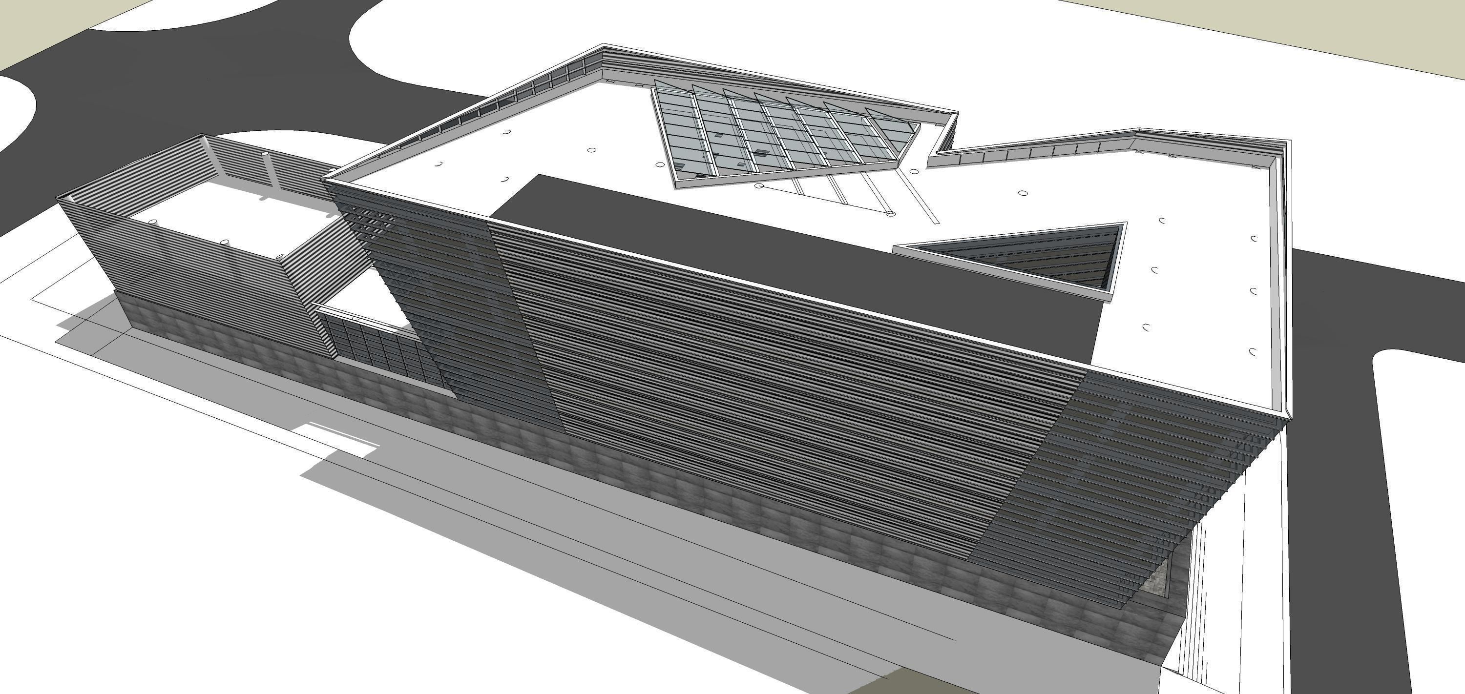 Sketchup Commercial Office Complex 208 3D model_6