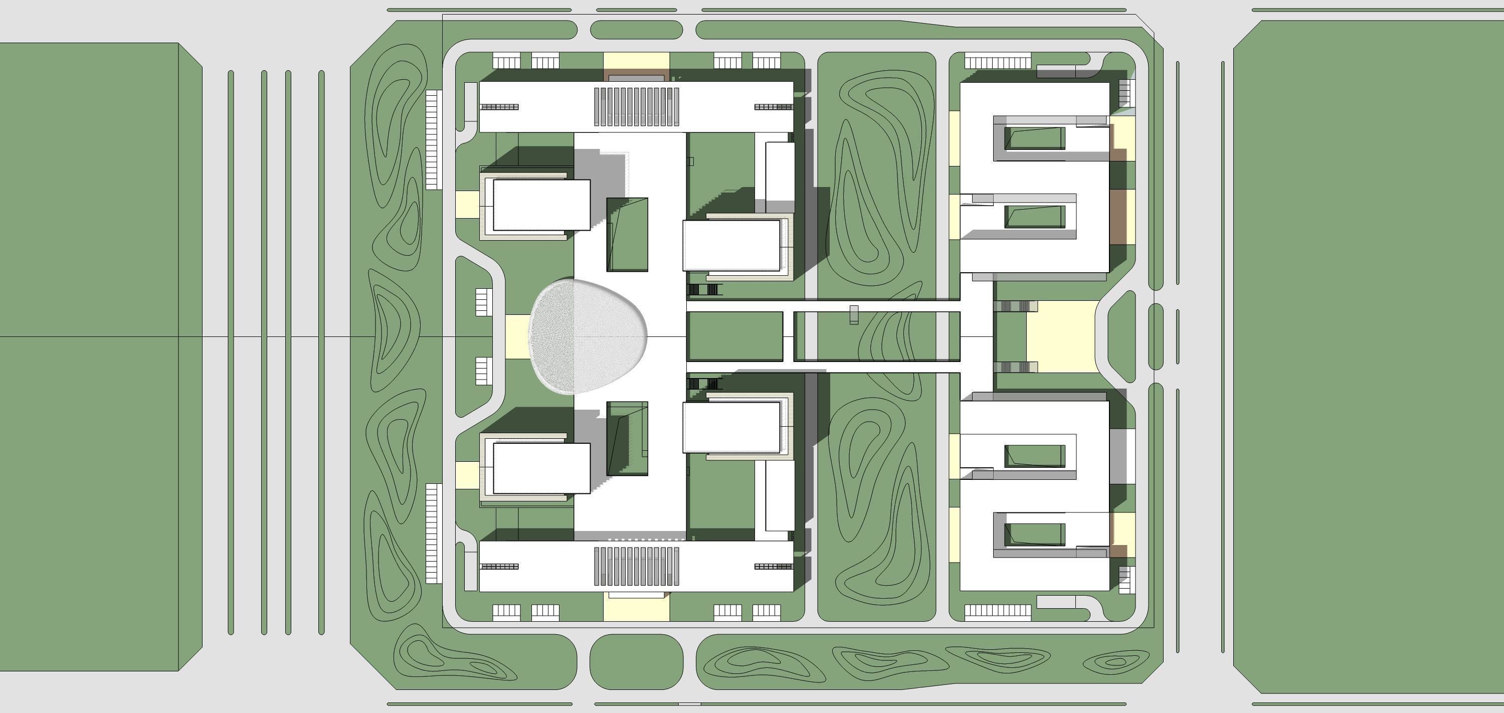 Sketchup Commercial Office Complex 210 3D model_18