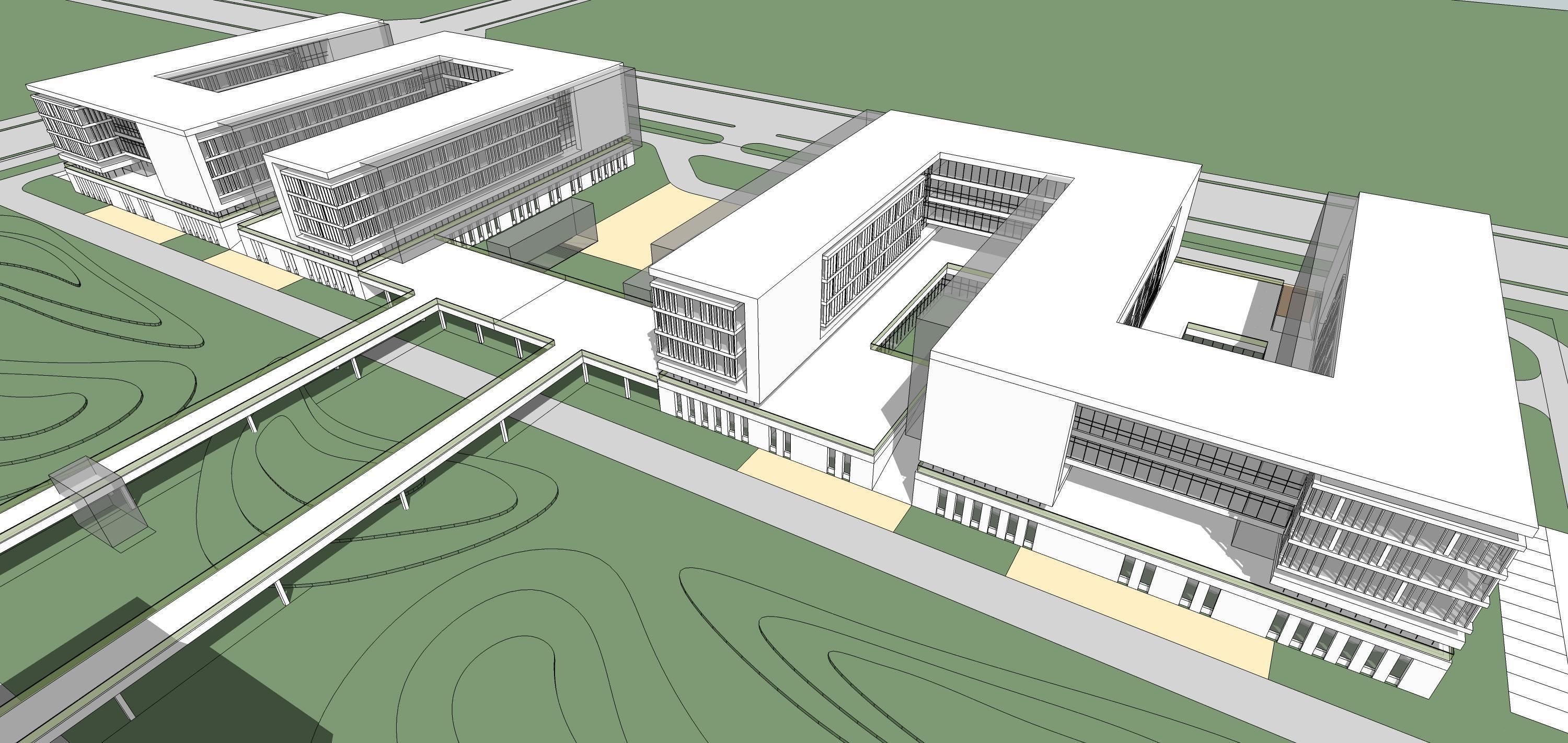 Sketchup Commercial Office Complex 210 3D model_12
